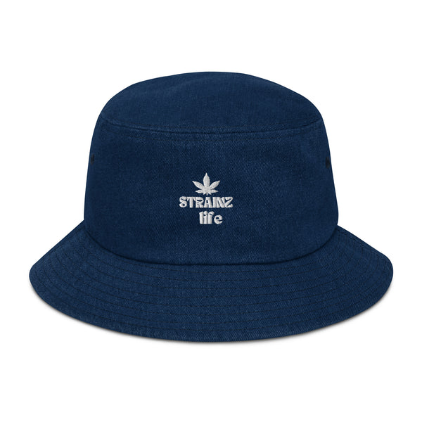 Strainz Life  Denim Bucket Hat